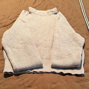 Free People Elegant Cream Sweater for Women